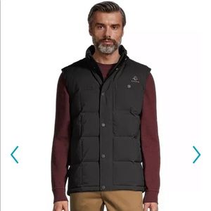 WOODS Down Vest NWT Black